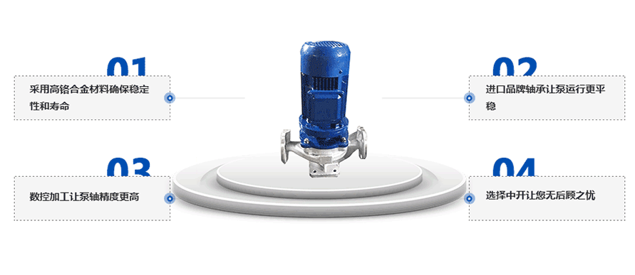 IHG管道泵產(chǎn)品優(yōu)勢